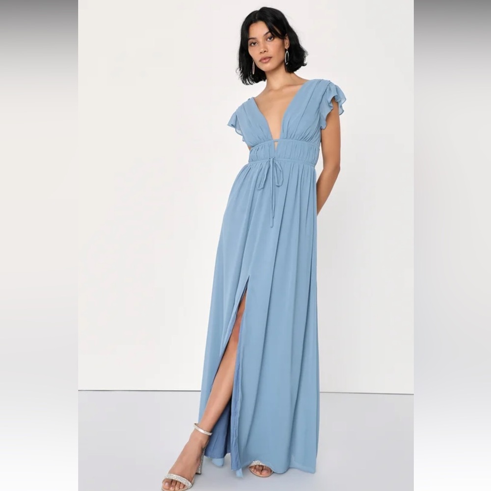 Lulu’s I’m All Yours Wedding Guest dress formal long